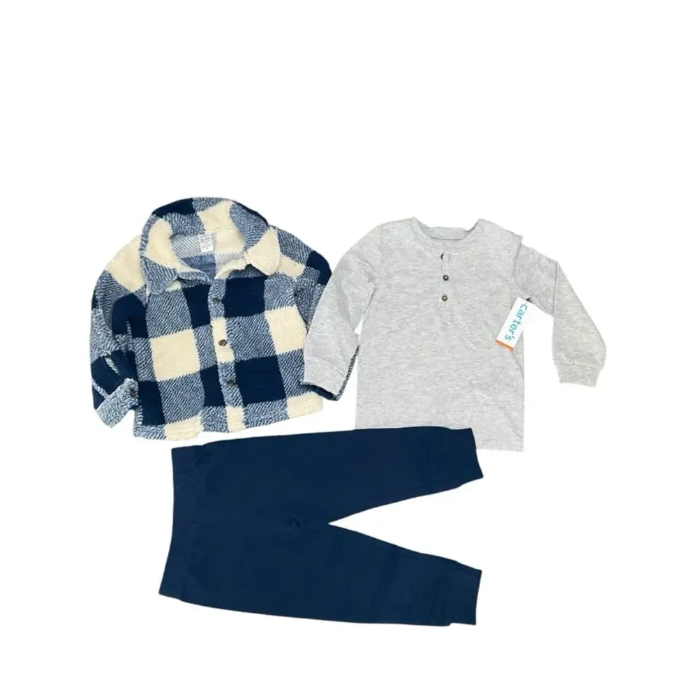 Carter’s Toddler 3-Piece Playwear Outfit Set Size 2T NWT